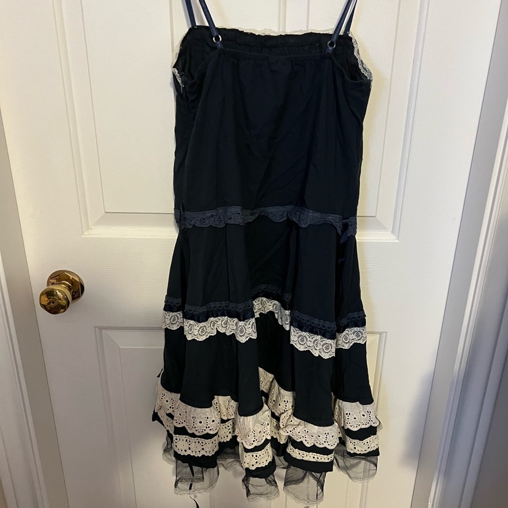 Summer MiniDress with Blue Ribbons - Picture 2 of 6